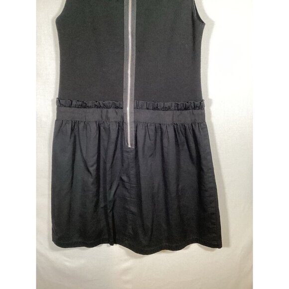 GLAM Black Fit and Flare Dress Small Designer Look Classic Preppy Date Night - Picture 6 of 8